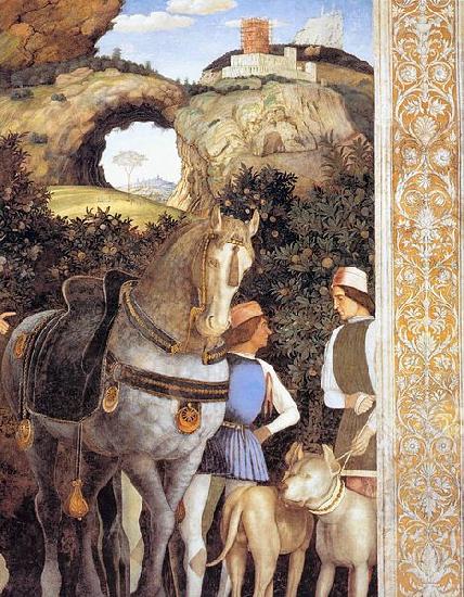 Andrea Mantegna Suite of Cardinal Francesco china oil painting image